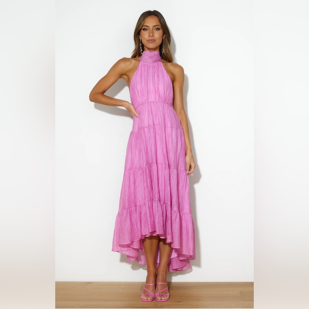 Hello Molly Entrance is Yours Maxi Halter Dress